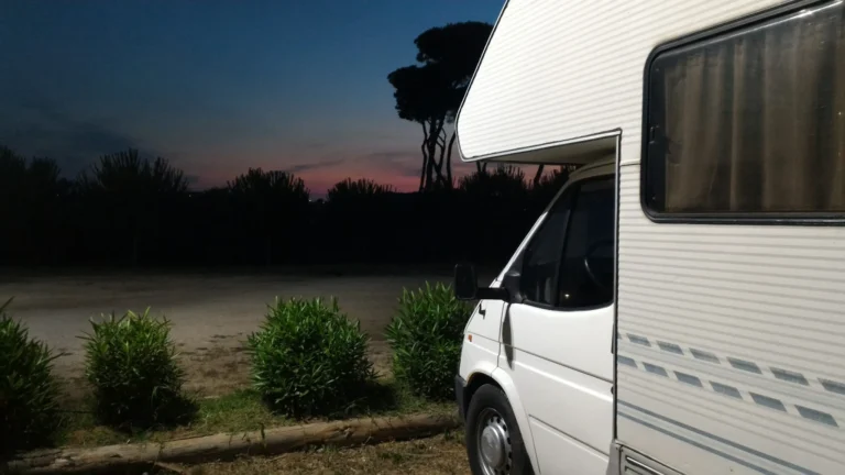 La nostra prima notte in Camper